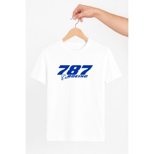 Vecihi Geliyor Boeing 787 Unisex Tshirt Pilot - Havacı - Uçak Tutkunu Hediye