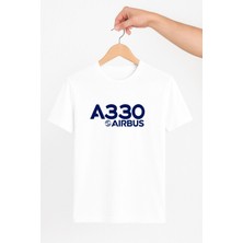 Vecihi Geliyor A330  Airbus Baskılı  Tshirt Pilot - Havacı - Uçak Tutkunu Hediye