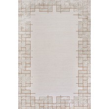 Bespoky 80x200 cm Çok Renkli Krem Geometrik Modern Tuğla Yıkanabilir Halı | Mutfak Koridor Halısı | Hav Vermez, Leke Tutmaz, Kaymaz | LXS_PİRAYE-1081T