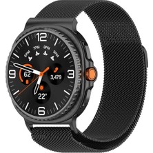 Samsung Galaxy Watch 8 Classic 47MM Uyumlu Manyetik Milanese Loop Metal Kordon
