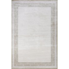 Bespoky 80x150 cm Krem Artemis Modern Klasik Yıkanabilir Halı | Mutfak Balkon Yatak Odası Halısı | Leke Tutmayan Kaymaz | ARTEMİS_PALACE-5203C