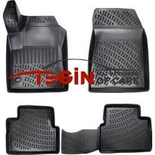 Fiat Bravo 2008 3D Havuzlu Paspas Siyah