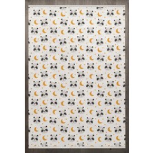 Bespoky 80x300 cm Beyaz Yıkanabilir Halı | Mutfak Yolluk Halısı | Leke Tutmayan, Kaymaz | F_CHİLD-1042