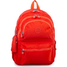Nas Bag Unisex Zararlı Kimyasal Içermeyen Waterproof Sırt Çantası Turuncu
