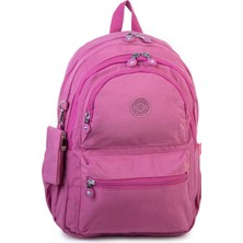 Nas Bag Unisex Zararlı Kimyasal Içermeyen Waterproof Sırt Çantası Gül Kurusu