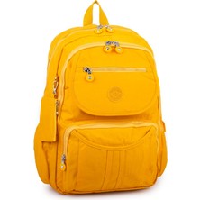Nas Bag Unisex Büyük Boy  Zararlı Kimyasal Içermeyen Waterproof Sırt Çantası Sarı