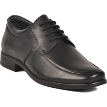 Siyah Hakiki Deri Erkek Klasik Ayakkabı 1882 M