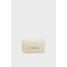 Love Moschino Logolu Çıkarılabilir Zincir Askılı Portföy Cüzdan Bayan Cüzdan JC5681PP1NLA0110