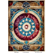 Oriental Mozaik Serisi Om4 Pirinç Dekopaj 30*42 cm