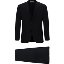 Kiğılı 7 Drop Slim Fit Dar Kesim Takım Elbise Koyu Lacivert Renkli Erkekler İçin Şıklık