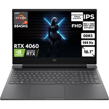 Hp Victus 16-S1010NT Ryzen 7 8840H 64-Gbddr5 1 Tbssd 8gb RTX4060 16.1" 144Hz Fhd Windows 11 Pro Taşınabilir Bilgisayar 9Z790EAAT88