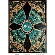 Oriental Mozaik Serisi OM26 Pirinç Dekopaj 30*42 cm