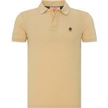 Routefield Patriot Erkek Kahverengi Polo Tişört