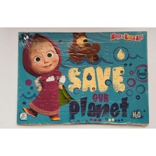 Laço Kids Masha Koca Ayı 48 Parça Frame Puzzle
