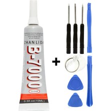 B7000 Dokunmatik Ekran Çerçeve Yapıştırıcı 15ML Şeffaf x 8 Parça Tamir Montaj Seti