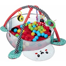 Uğur Böceği Desenli Bebek Aktivite Halısı ve Top Havuzu