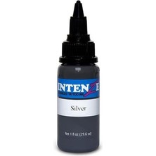 Silver - Intenze Dövme Boyası - 1OZ/30ML