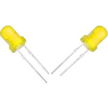 Halmet Mantar LED 4.8mm Sarı