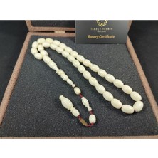 Başka Yerde Yok!!! Bedri Ala Usta Eseri Vıp Kutulu 29.21 Gr. Eski Mahjong Oyun Taşı Sertifikalı 8384