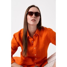 Rodeo Drive Kahverengi Unisex Kare Güneş Gözlüğü APSI002903