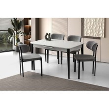 Yuvaset Home Mobilgen (Sadece Masa) Açık Gri 130+30 Milano HG Açılabilir Masa