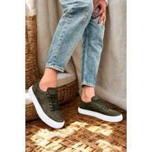 Derije Erkek Haki Sneaker Ayakkabı MN015