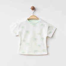 Baskılı Tshırt Mint Yeşili