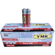 Ymk Ince Pil Aaa-Carbon R03P 1,5 V 6 Adet