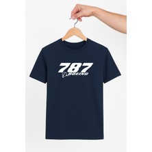 Vecihi Geliyor Boeing 787 Unisex Tshirt Pilot - Havacı - Uçak Tutkunu Hediye