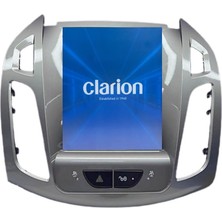 Ford Connect (Gri Çerçeveli) 2k Görüntü Kaliteli Tesla 9.7 Inch Multimedya Sistemi 4+64 Clarion (2013-20216)