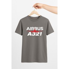 Vecihi Geliyor Airbus A321 Unisex Tshirt Pilot - Havacı - Uçak Tutkunu Hediye