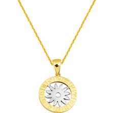 Burç Sembolü 14 Ayar Altın Kolye