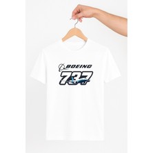 Vecihi Geliyor Boeing 737 Unisex Tshirt Pilot - Havacı - Uçak Tutkunu Hediye