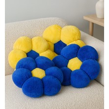 Pabtex 4'lü Papatya Dekoratif Peluş Yastık Minder Kırlent