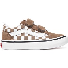 Vans Old Skool V Çocuk Günlük Ayakkabı VN000CYA1NU1 Kahverengi