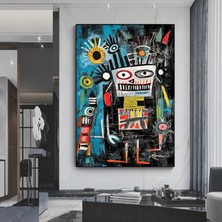 Modern Sokak Sanatı – Orijinal Graffiti; Benzersiz Soyut Duvar Tablosu; Asmaya Hazır