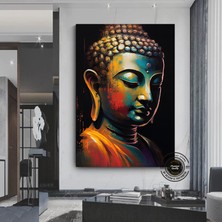 Buddha Kanvas Tablo – Yoga Sanatı; Meditasyon Baskısı; Manzara Duvar Sanatı; Budist Dekor; Lotus Tem