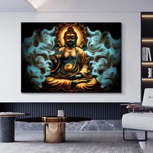 Buda Kanvası, Baskı, Duvar Sanatı Kanvas Tasarımı, Asılmaya Hazır Dekor, Buda Baskı Duvar Sanatı