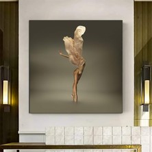Dans Eden Balerin Duvar Sanatı Kanvas; Figüratif Dansçı Baskı; Klasik Bale; Modern Dans