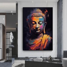 Buddha Kanvas Tablo, Asya Tarzı Duvar Sanatı, Buddha Posteri, Buda Baskısı