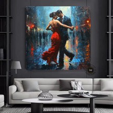 Kanvas Ev Dekoru; Büyük Kanvas; Dans Eden Çift Tablo Baskısı; Müzik Odası Sanatı; Tango Çift Kanvas