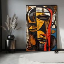 Afrika Soyut Sanat Çok Renkli Poster, Etnik Kültür Ev Dekoru