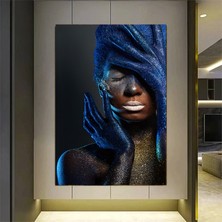 Iskandinav Tarzı Afrika Kadın Kanvas Tablo – Soyut Se*si Kadın Posteri