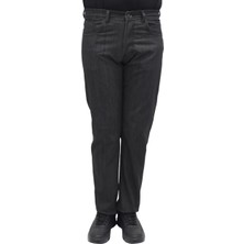 Hacker Fistan Store Erkek Füme Yüksek Bel Rahat Kesim Boru Paça Büyük Beden Jean Pantolon