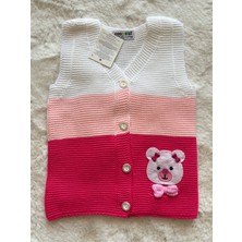 Ayı Armalı Örme Yelek