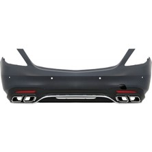 Mercedes S Serisi W222 Makyajlı S63 Amg Uyumlu Arka Tampon + DİFÜZÖR 2018-2021