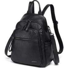 Yıkama Deri Sırt Askılı Kadın Çantası 21K Barcelona 1914