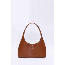 Taba SHK142 Suni Deri Iki Bölmeli Çıtçıtlı El, Kol ve Omuz Çantası