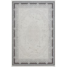 Ahlat Antrasit Halı Yumuşak Dokulu Akrilik Halı Salon Oturma Odası Yatak Odası Halısı 7051