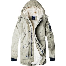 Fiyesmen Slim Fit Kısa Suya Rüzgara Dayanıklı Parka